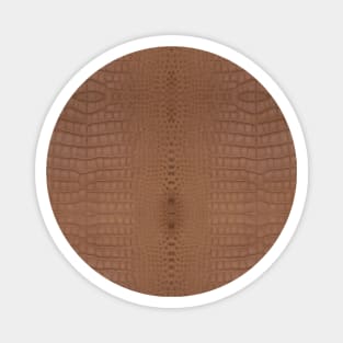 Brown Alligator Skin Magnet